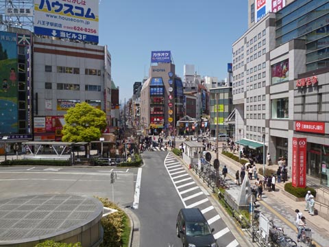 八王子駅前みさき通り方面写真画像