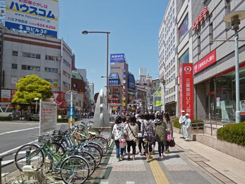 JR八王子駅北口前写真画像