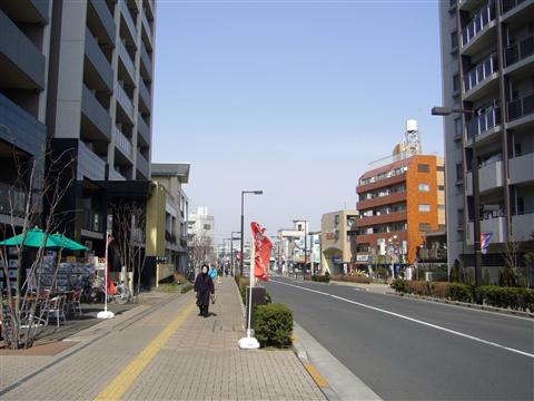 花小金井駅前通り写真画像