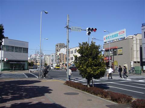 東大和市駅前交差点写真画像