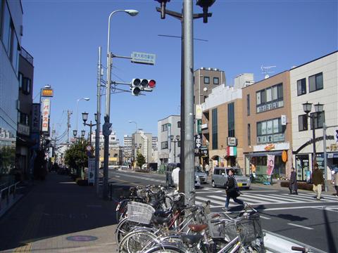 東大和市駅前交差点写真画像