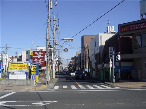 東大和市駅前交差点写真画像