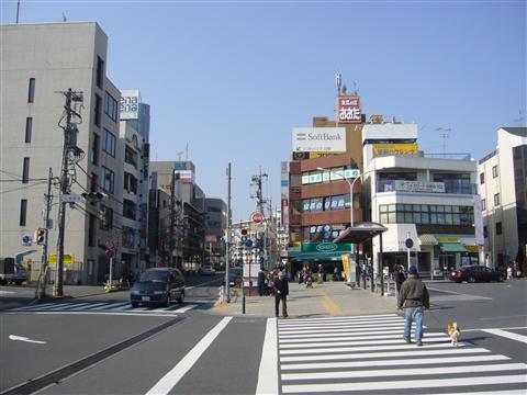 日野駅南交差点写真画像