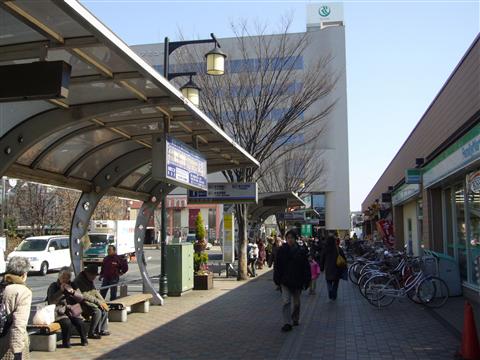 西武清瀬駅北口前写真画像