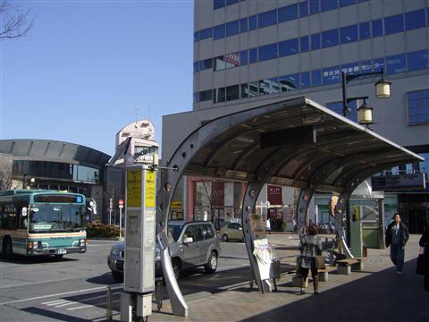 西武清瀬駅北口前写真画像