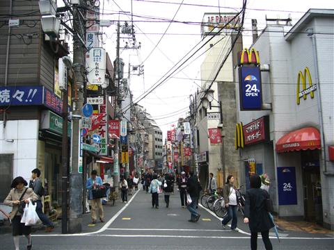 大学通り写真画像