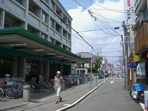西調布駅前通り写真画像