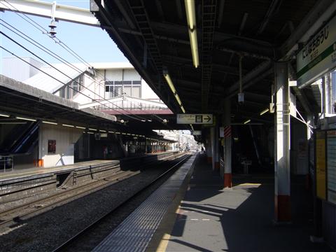 JR西八王子駅ホーム(JR中央線)写真画像