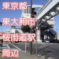 東京都東大和市桜街道駅前写真画像