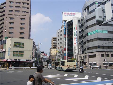 曙町二丁目交差点写真画像