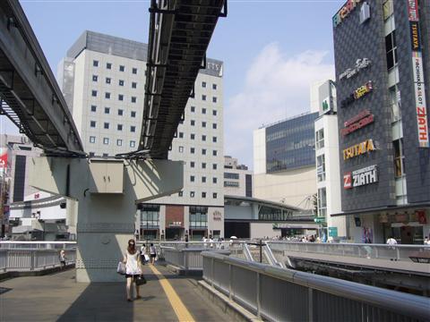 多摩モノレール立川南駅前写真画像