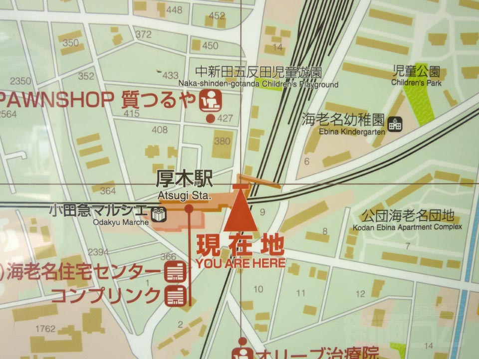 厚木駅周辺MAP写真画像