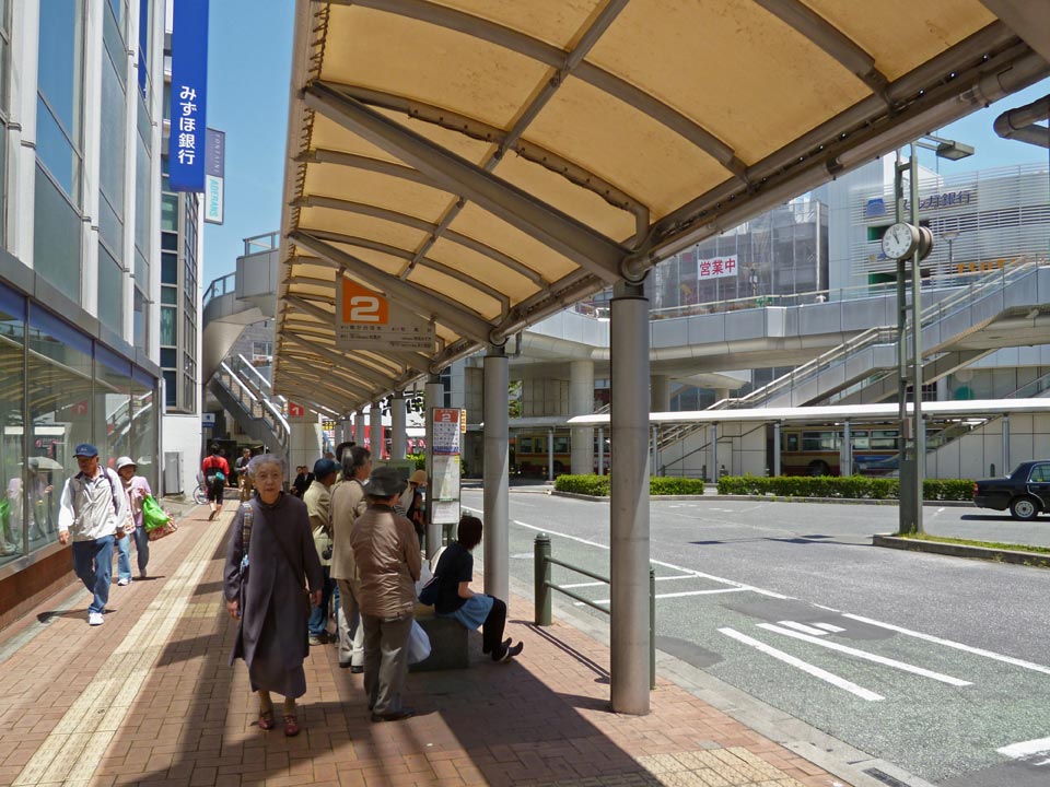 茅ヶ崎駅北口バス停写真画像