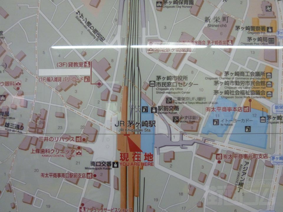 茅ヶ崎駅周辺MAP写真画像