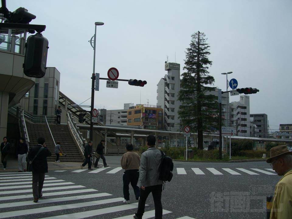 淵野辺駅前スクランブル交差点写真画像
