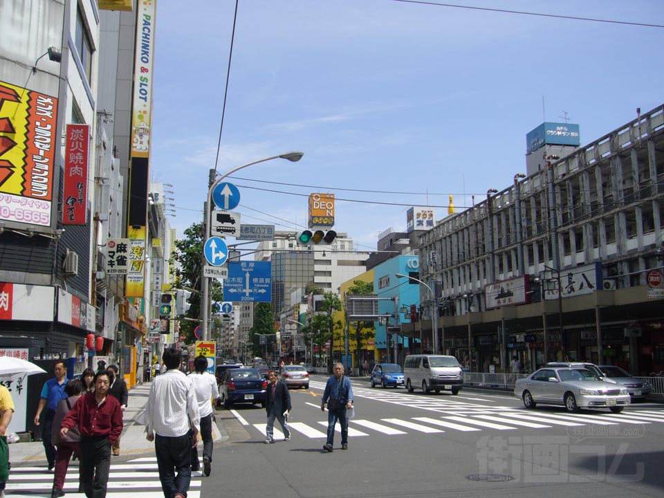 長者町八丁目交差点写真画像
