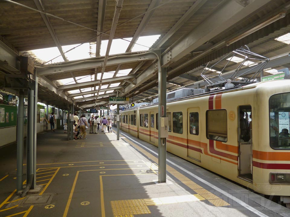 江ノ電鎌倉駅ホーム