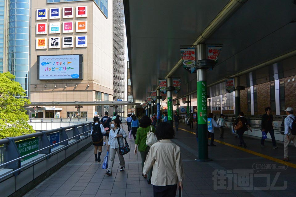 東急溝の口駅東口写真画像