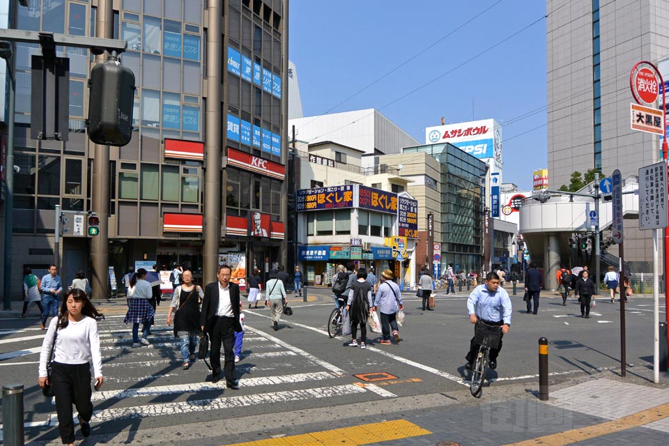 溝の口駅西口商店街写真画像