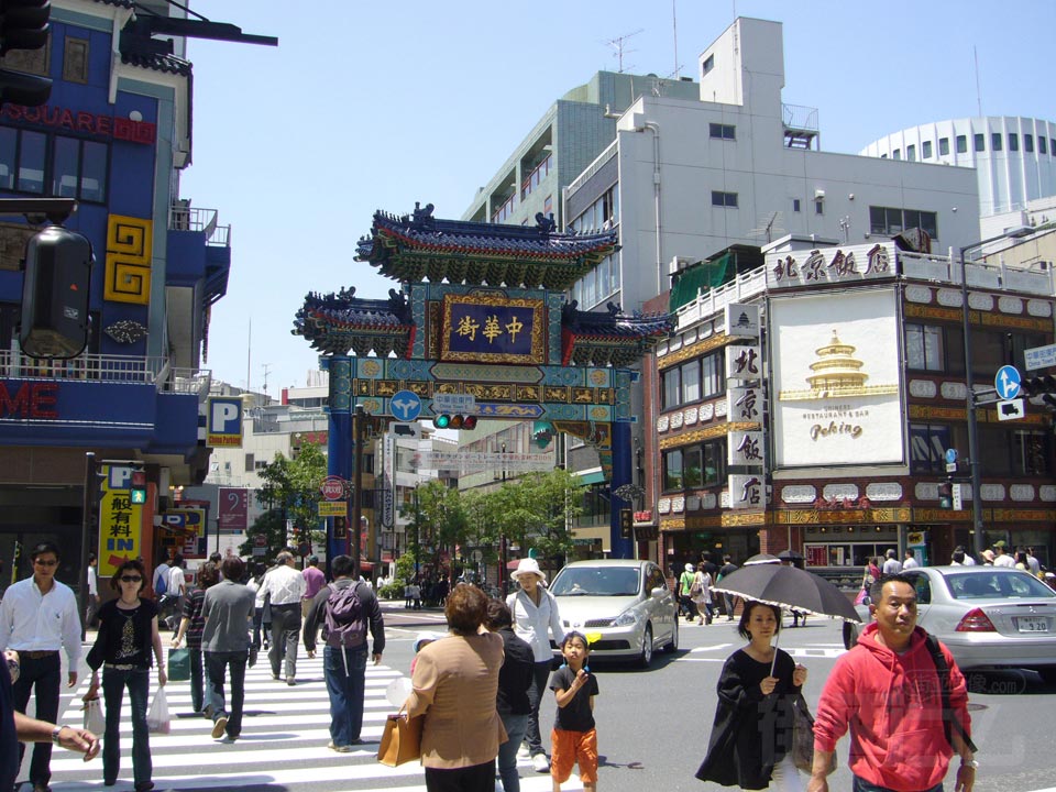 中華街東門交差点写真画像