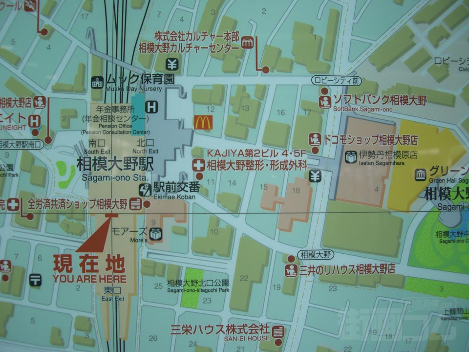 相模大野駅周辺MAP写真画像