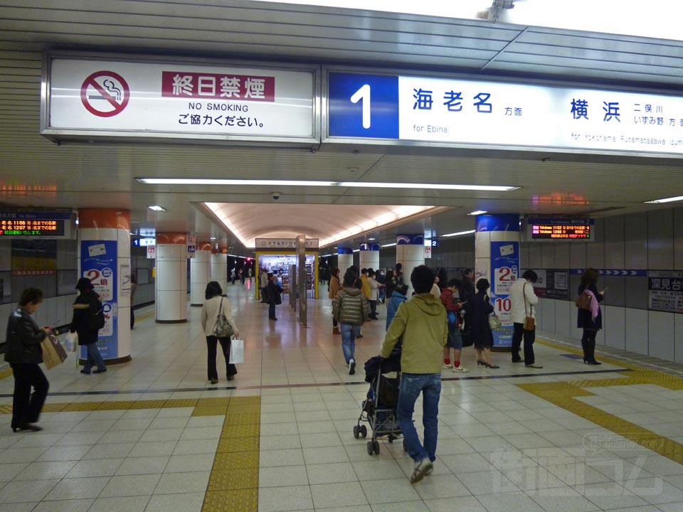 相鉄大和駅ホーム