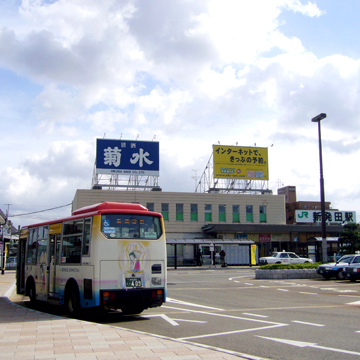 新潟県新発田市新発田駅前写真画像