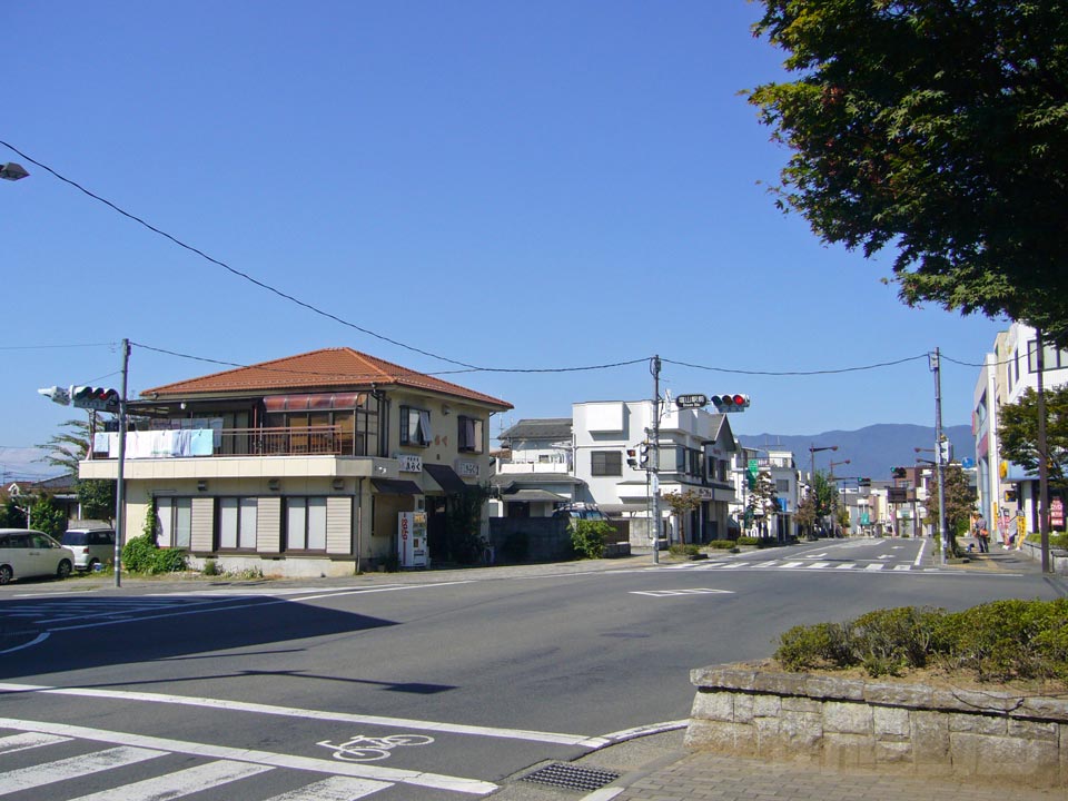塩山駅前交差点