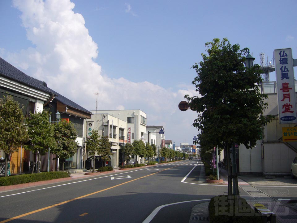 本町通り(旧甲州街道)写真画像