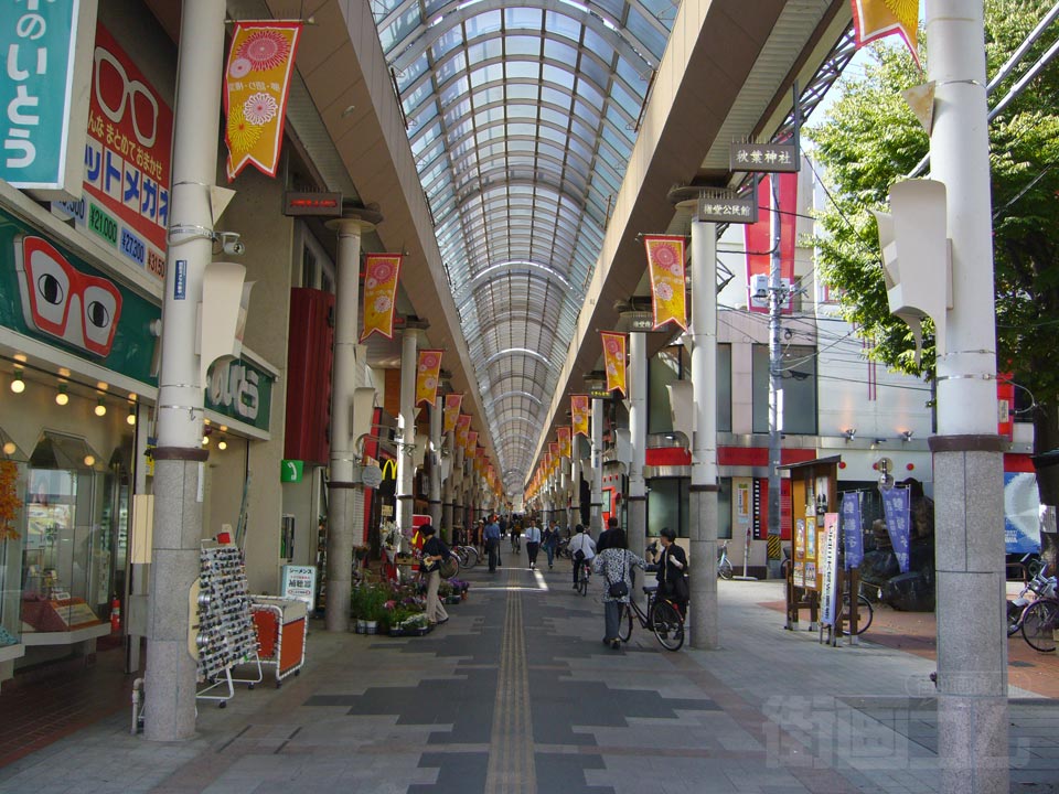 権堂アーケード通り写真画像