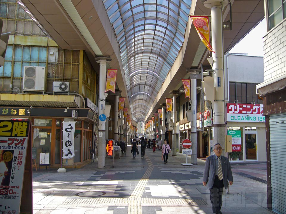 権堂アーケード通り写真画像