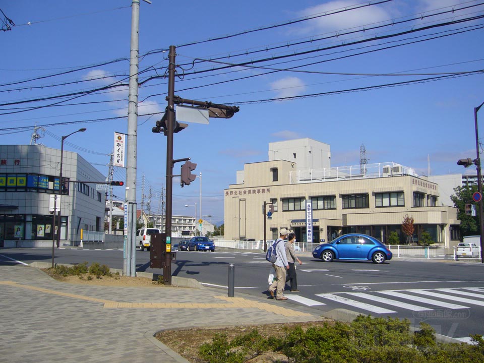 北長野駅前交差点写真画像
