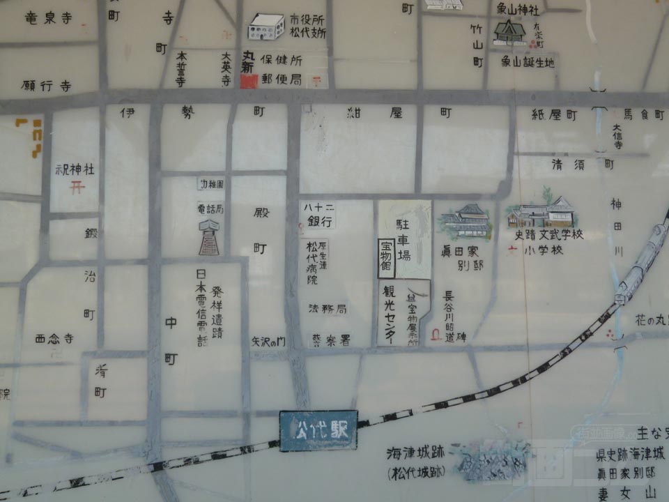 松代駅周辺MAP写真画像