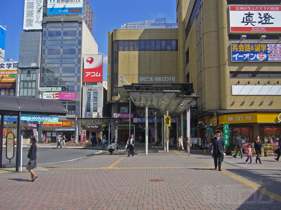 JR・長野電鉄長野駅前写真画像