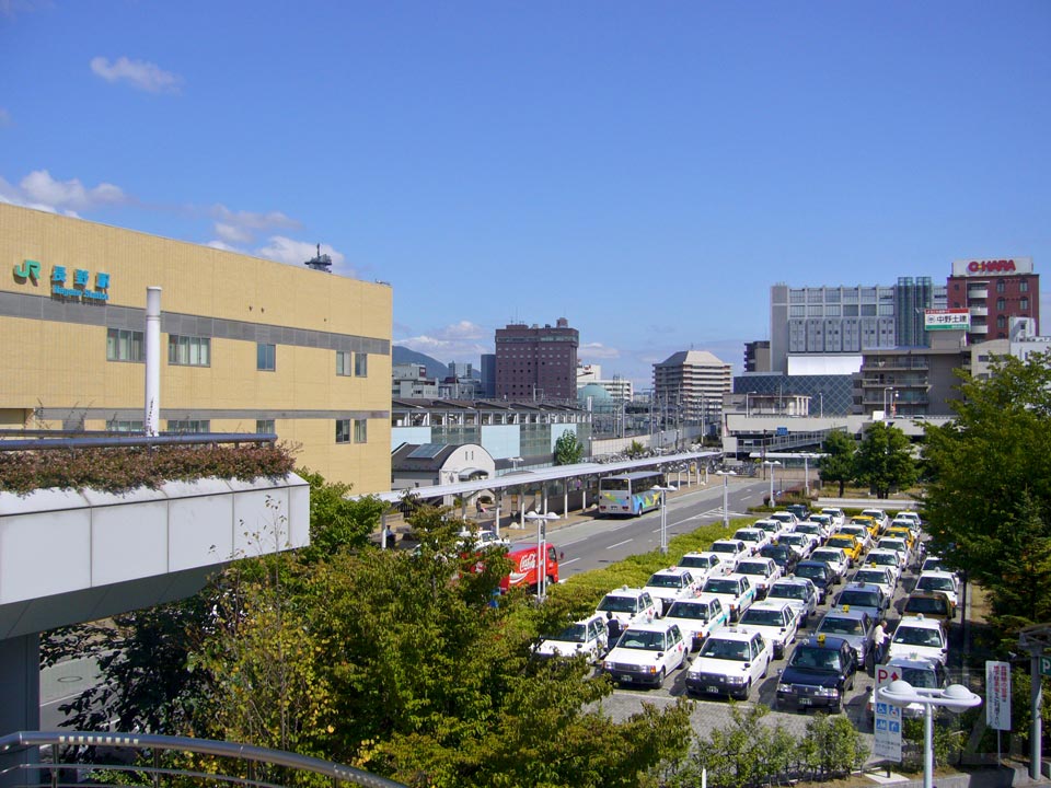 JR長野駅東口前写真画像