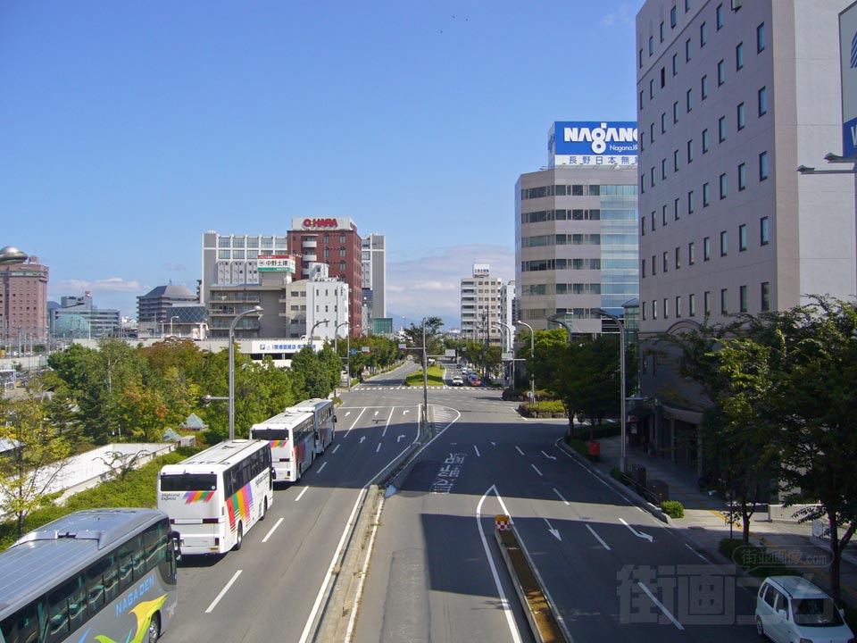 JR長野駅東口前写真画像