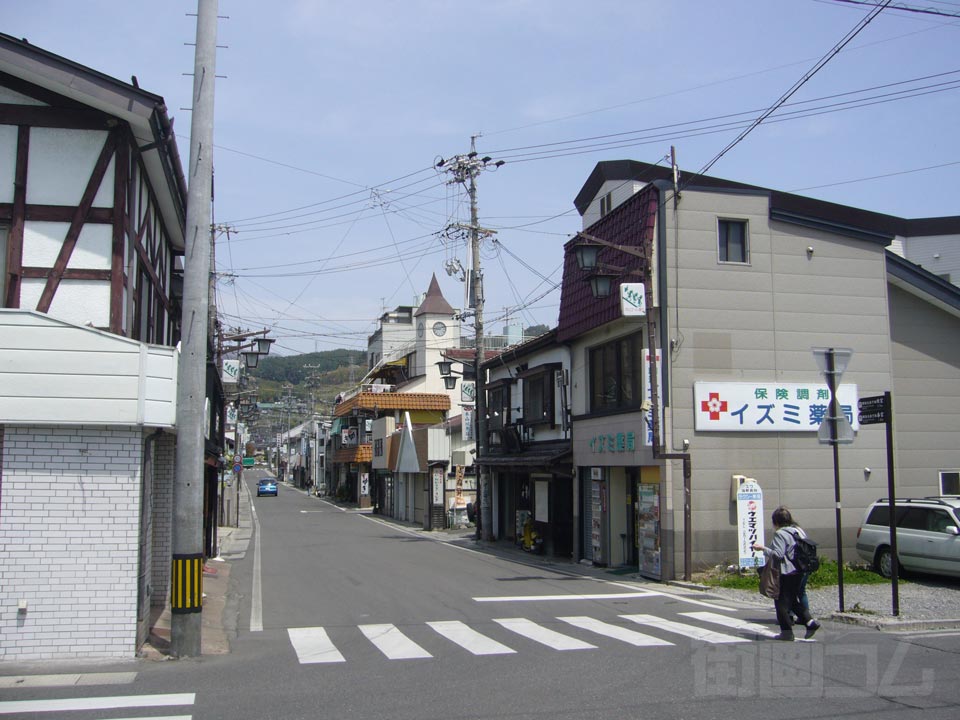 下諏訪駅前商店街写真画像