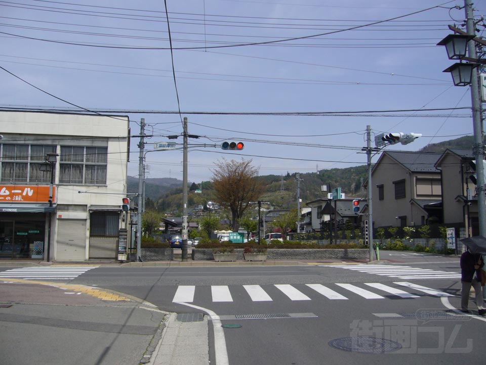 下諏訪駅前交差点写真画像
