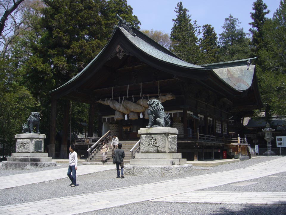 諏訪大社下社秋宮神楽殿写真画像