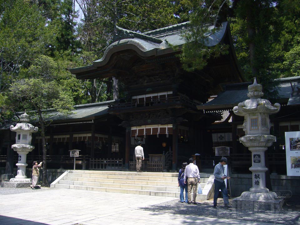 諏訪大社下社秋宮幣拝殿写真画像