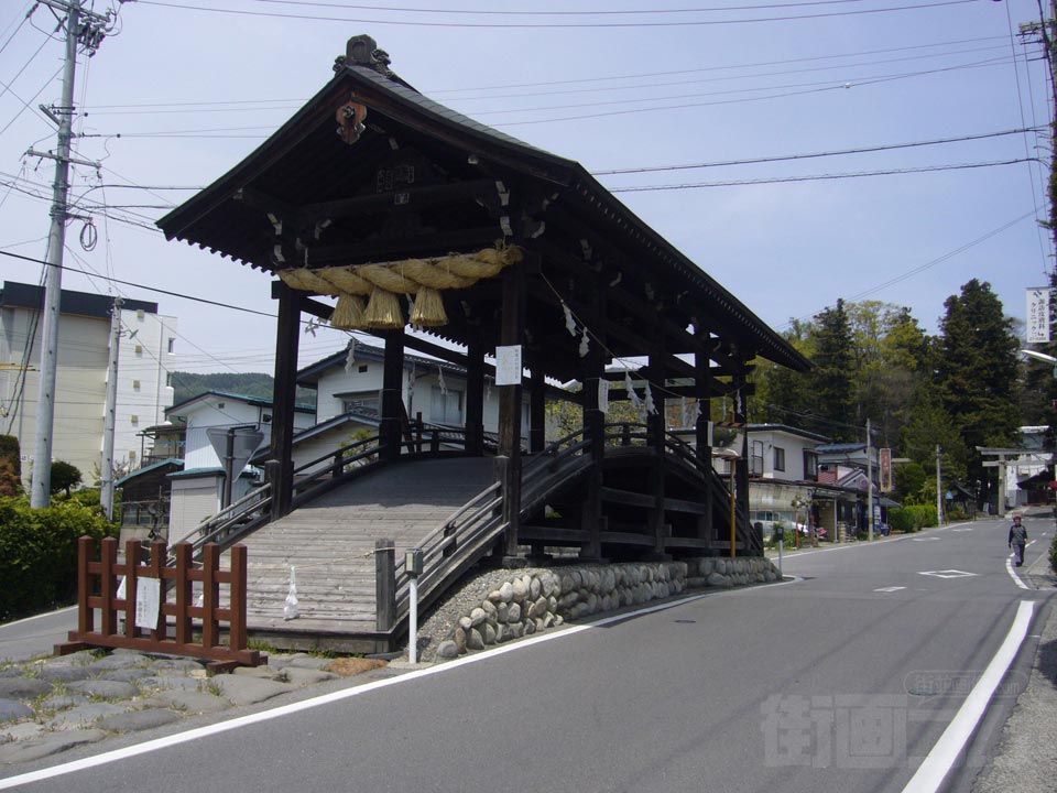 諏訪大社下社春宮下馬橋写真画像