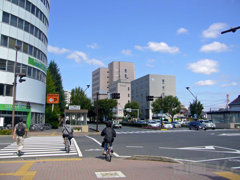 市役所前駅交差点写真画像