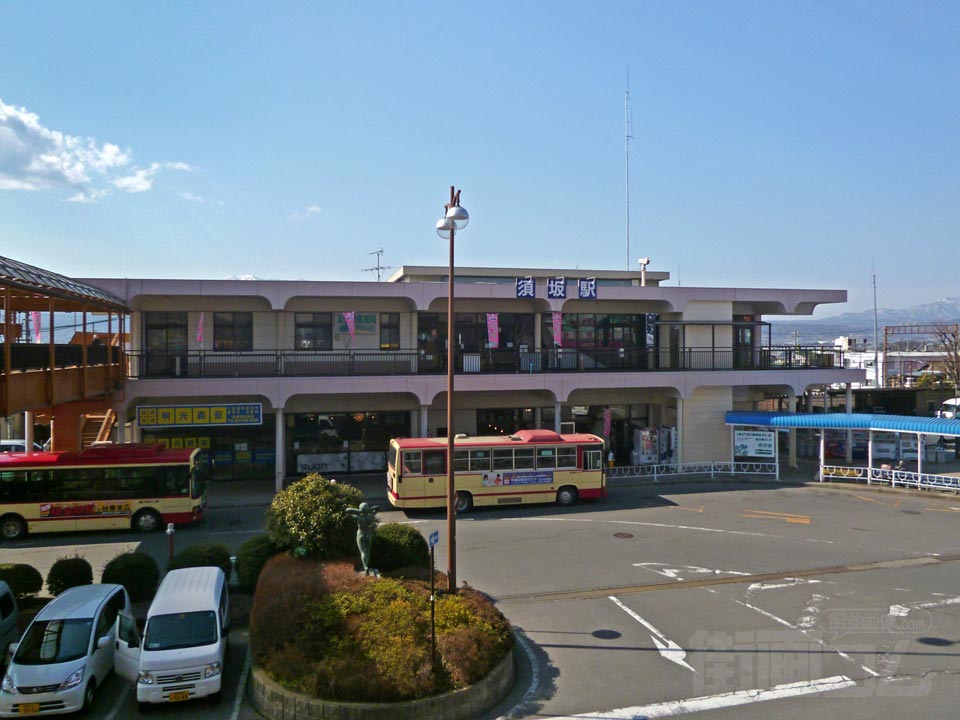 長野電鉄須坂駅写真画像