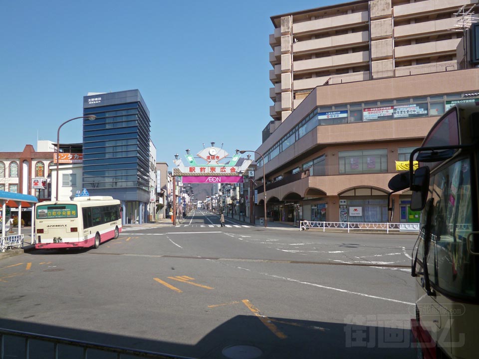 長野電鉄須坂駅前写真画像