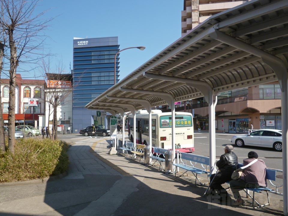 須坂駅バス停写真画像