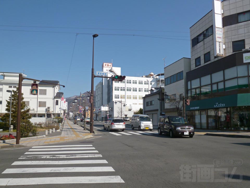須坂駅前交差点写真画像