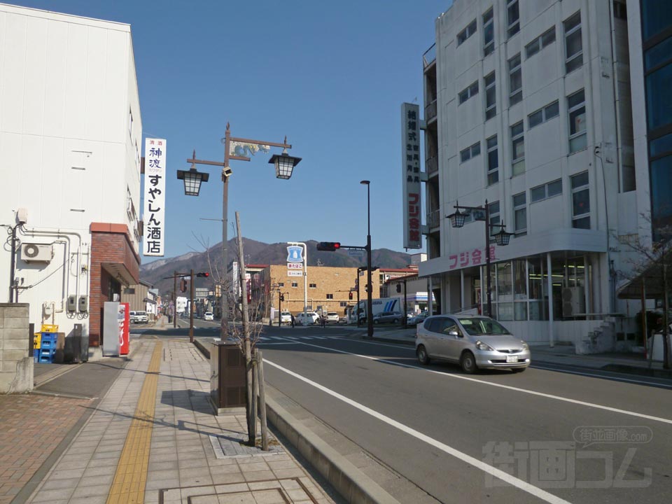 須坂駅前本通り商店街写真画像