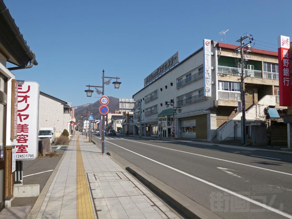 須坂駅前本通り商店街写真画像