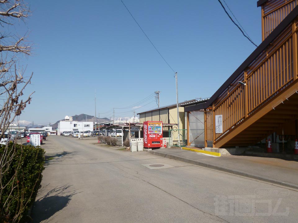長野電鉄須坂駅西側写真画像