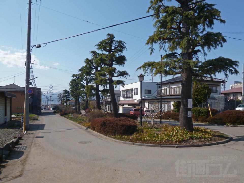 長野電鉄須坂駅西側写真画像